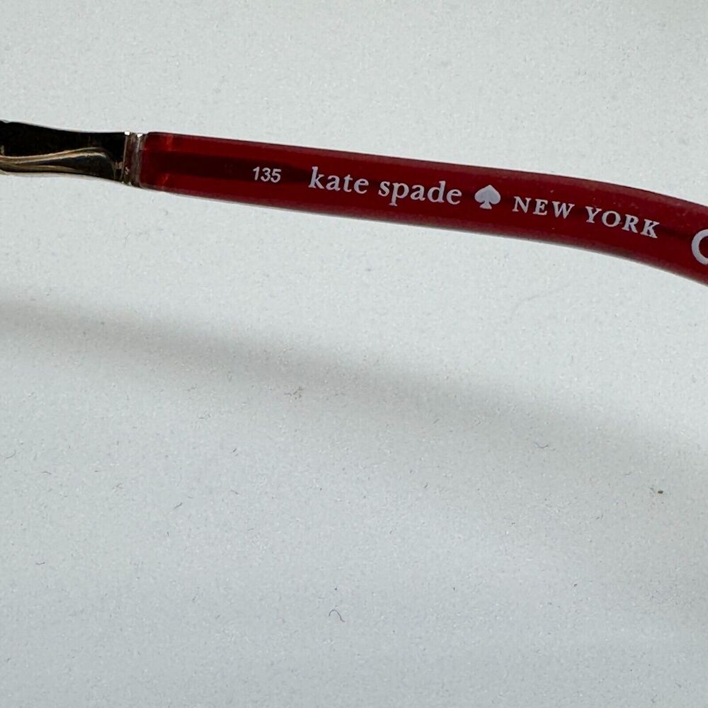 Kate Spade Eyeglasses MELONIE 0CZ1 Red, Size 52-17-135 H14582 - Picture 9 of 10